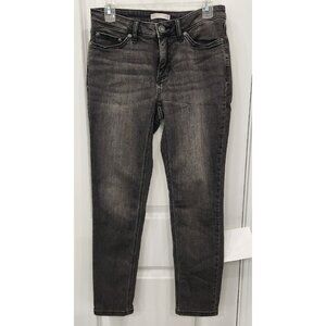 LC Lauren Conrad Charcoal Gray Skinny Jeans Size 8 Women's